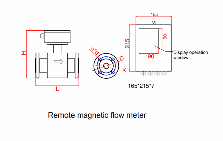 Electromagnetic Flow Meter Drawing - Just Measure It