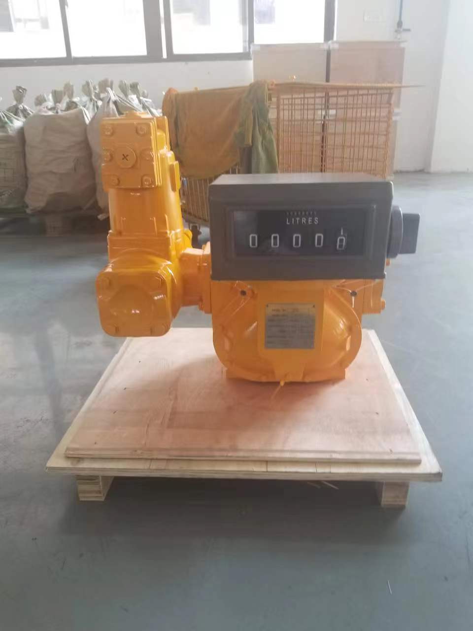 positive displacement flow meter Counter with strainer and air eliminator