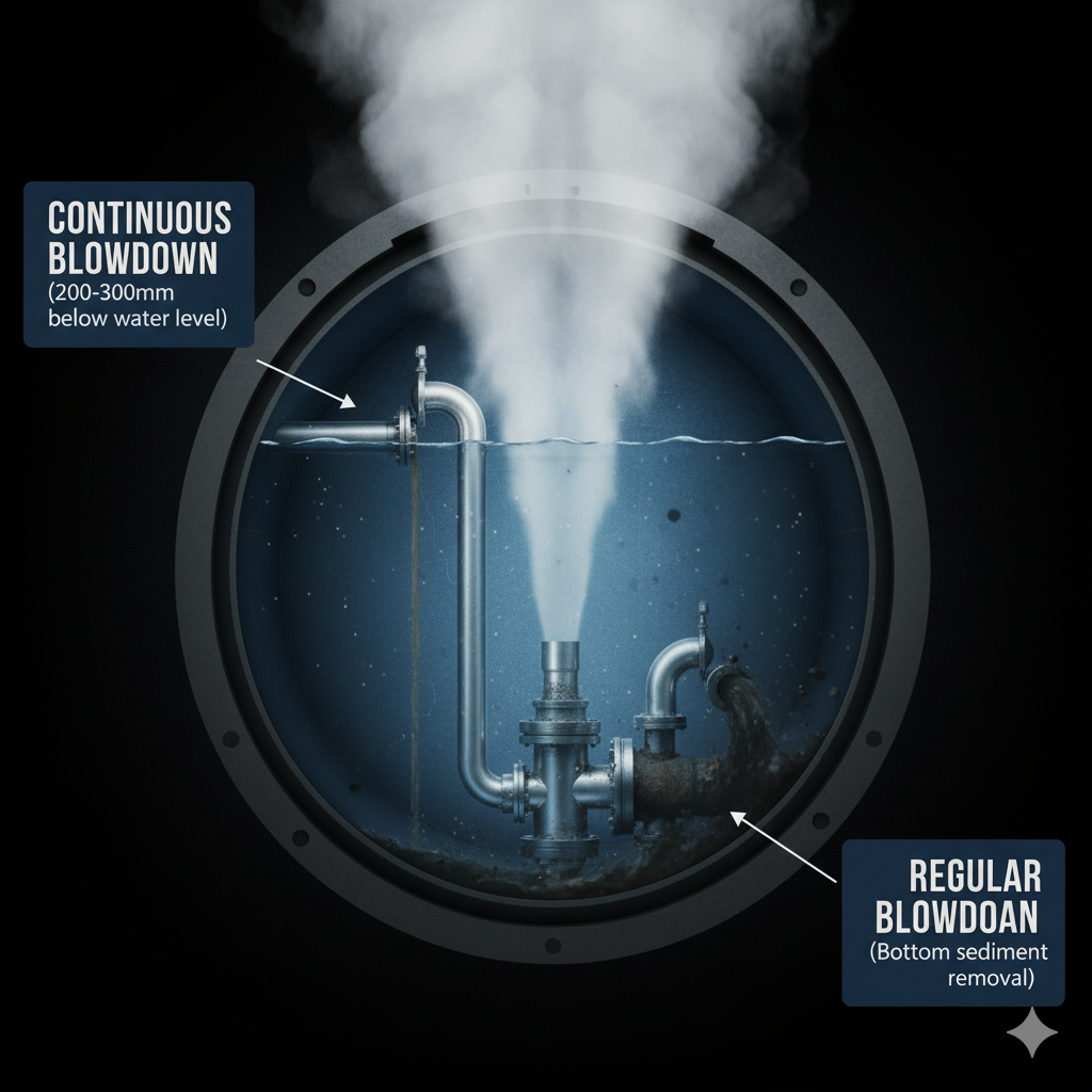 Operation Guidelines for Regular Blowdown of Steam Drum - Just Measure it