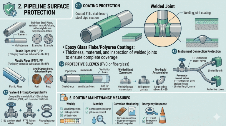 Protecting Instrumentation Gas Supply Lines in Acid-Base Corrosive ...