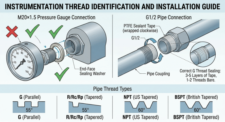 G Thread Vs M Thread Essential Thread Knowledge for Instrumentation Engineers: A Guide to ...