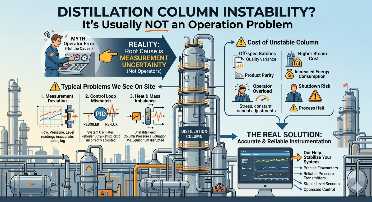Distillation Column Instability? It’s Usually NOT an Operation Problem ...