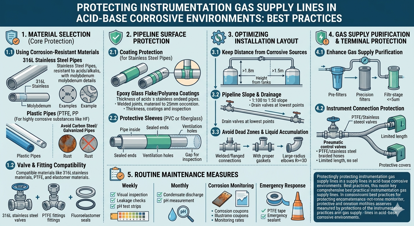 Protecting Instrumentation Gas Supply Lines in Acid-Base Corrosive ...