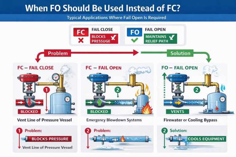 How to Select Pneumatic Valve Fail Action: FC, FO, or FL? - Just Measure it