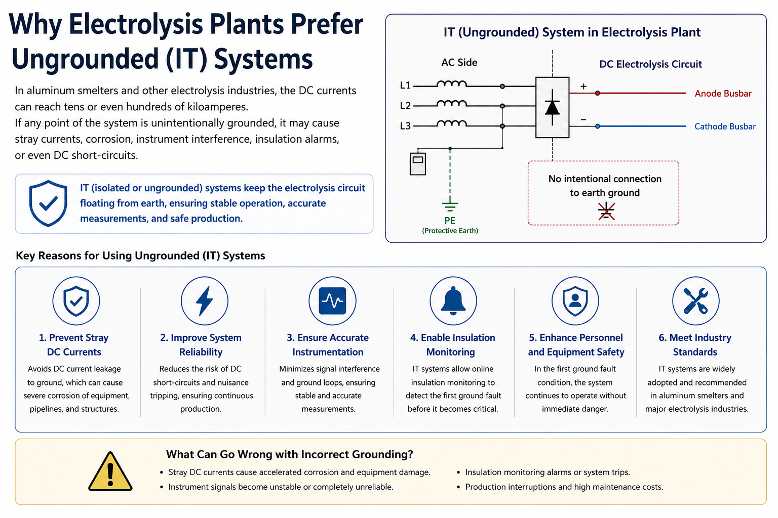 Ground Instrument Why Aluminum Smelters Use Ungrounded IT Systems — And Why Incorrect ...